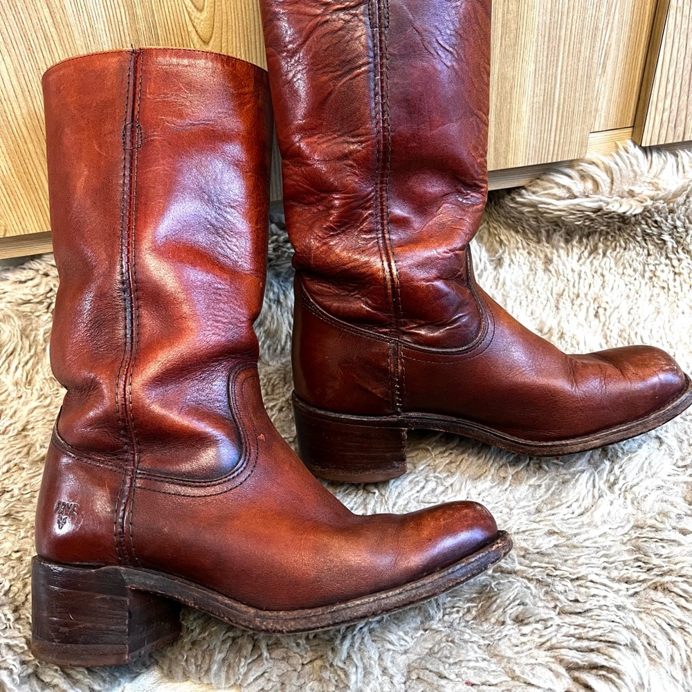 Vintage Frye Campus Boots